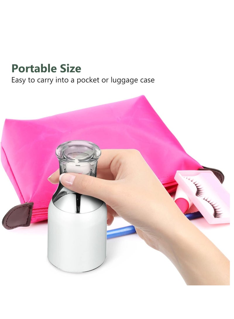 3 Pcs Airless Pump Bottles Acrylic Airless Pump Vacuum Bottles Cosmetic Refillable Airless Travel Lotion Jar With Lid for Thick Moisturizer Skincare Cream 30ml - Image 5